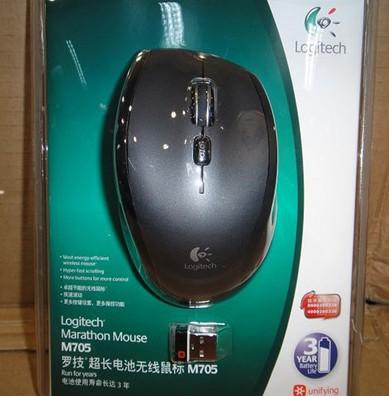 logitech罗技m705激光无线无线电电脑笔记本办公usb无线鼠标