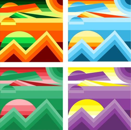 色彩的对比 色相对比 纯度对比 明度对比 冷暖对比 2.