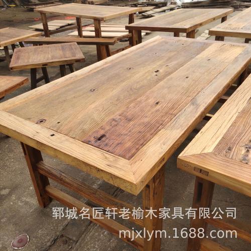 厂家直销老榆木门板 仿旧地板老门板 老榆木桌子 复古桌面板材