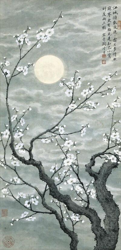 更有梅花是知己,小窗斜度两三梢.(元·贡性之《画梅》)