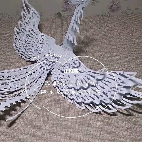 凤凰动物立体纸艺仿生构成剪纸模型_手工_兴趣爱好
