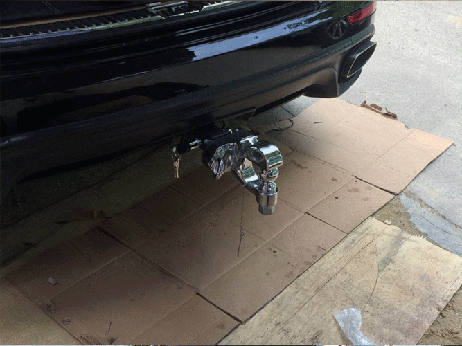奥迪a4l a6l a6 a4 q3 q5 q7专用拖车杠后拖车钩后牵引钩后脱挂勾
