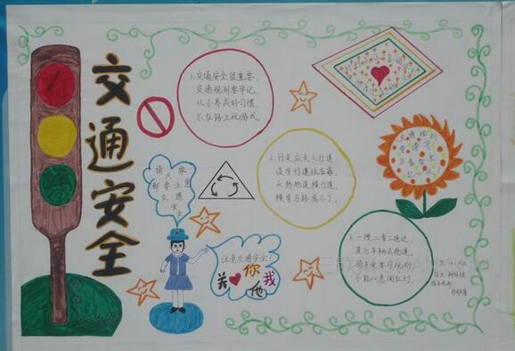 关于交通的手抄报