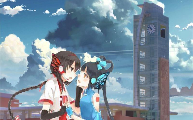 乐正绫洛天依银川二中校歌开拓那美好的明天