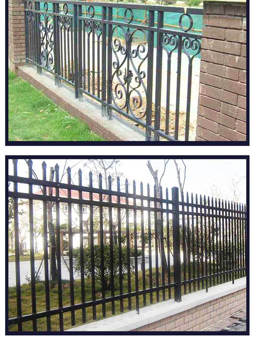 供应庭院小区别墅防盗铁艺护栏 锌钢护栏批发锌钢围墙铁艺围栏