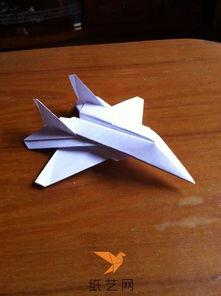 f22歼击机折纸模型