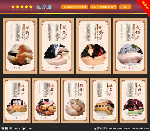 足疗设计图__展板模板_广告设计_设计图库_昵图网.