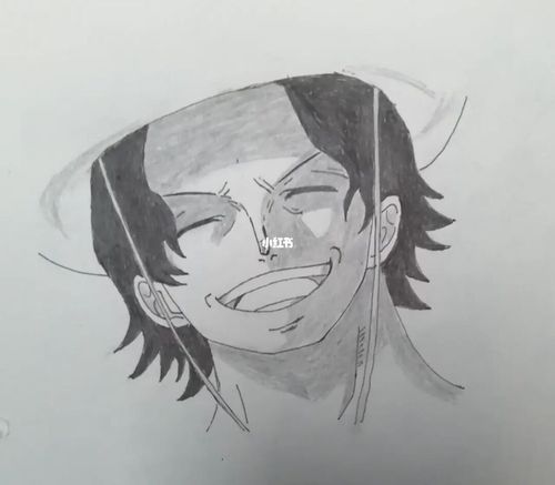 艾斯_海贼王_手绘_海贼王手绘_文化_绘画