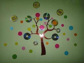 记忆树幼儿园主题墙饰