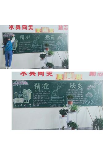 政策宣传班级黑板报.