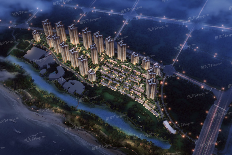 碧桂园·红树湾位于:茅尾海钻石海岸度假区.项目规划建设4661户.