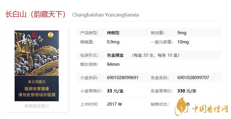 长白山30左右的香烟有哪些 2021长白山30价格香烟一览