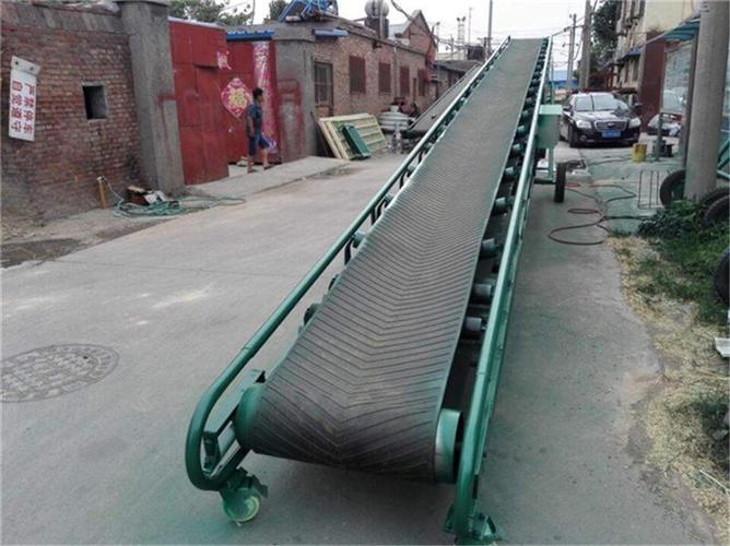 可升降皮带输送机 肥料厂用8米传送带qc