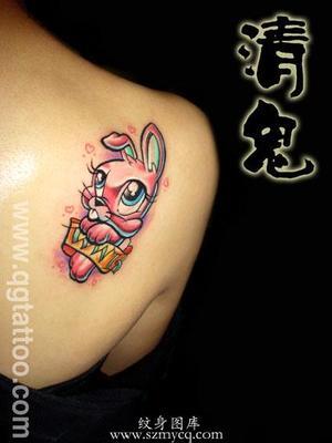 兔子纹身