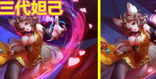 王者荣耀妲己海报4年改动8次初代妲己性别不详玩家最爱第三代