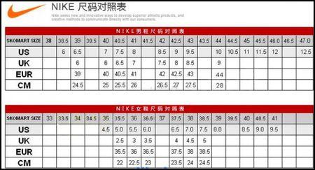 为什么nike和adidas相同欧洲码的鞋子,对应的中国码却