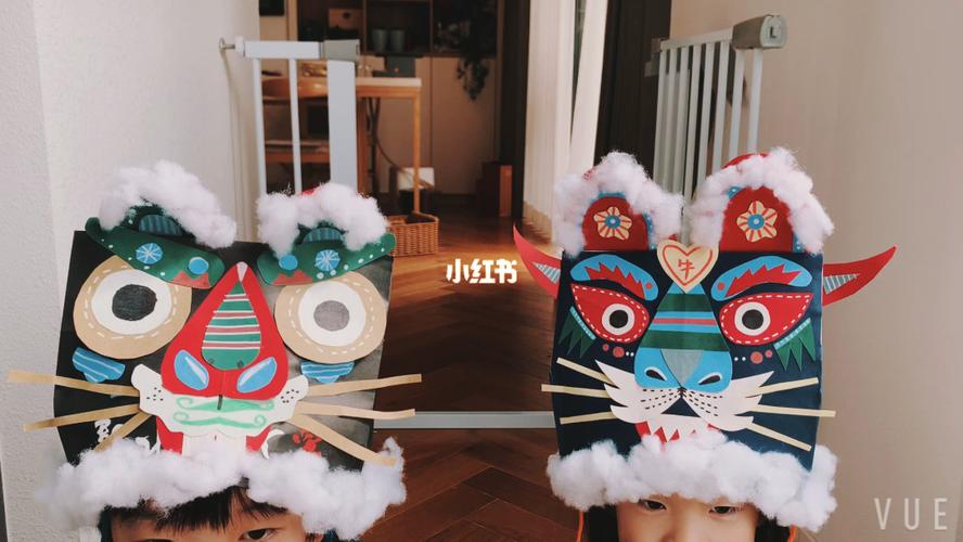 纸袋改造虎头帽_虎头_兴趣爱好_手工