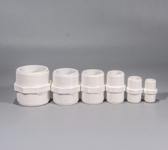 pvc外丝接头双外螺直接直通对丝接头双外牙 50白色双外丝280只/箱