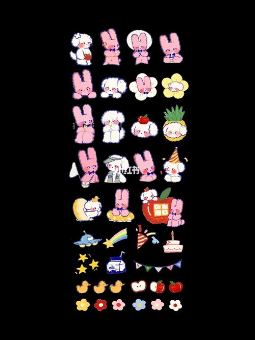 goodnotes贴纸素材来啦!_goodnotes_贴纸_素材_素材