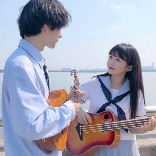 吉他情歌_唯美情侣头像图片_扣扣居