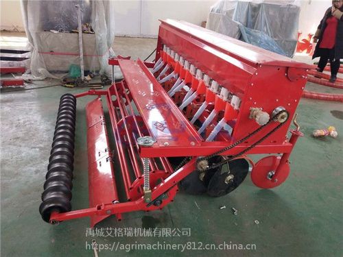 农用拖拉机后置小麦播种机带施肥圆盘开沟旱稻精播机