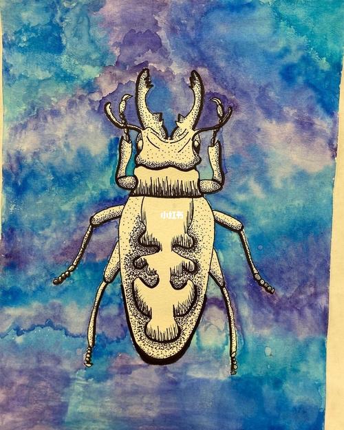 昆虫记_儿童画_儿童画_文化_绘画