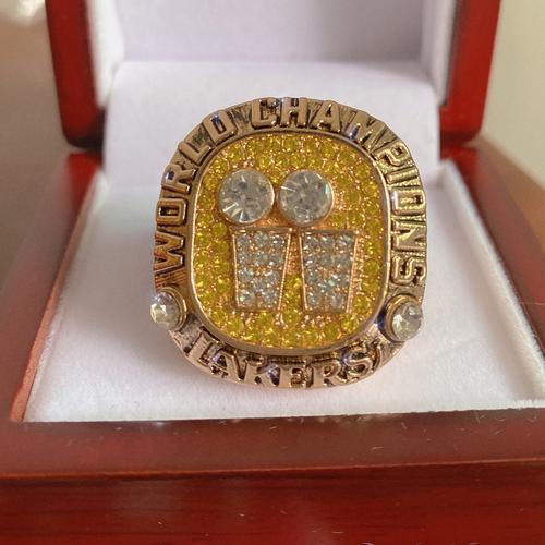 2009年nba篮球洛杉矶湖人队总冠冠军戒指2017勇士库里