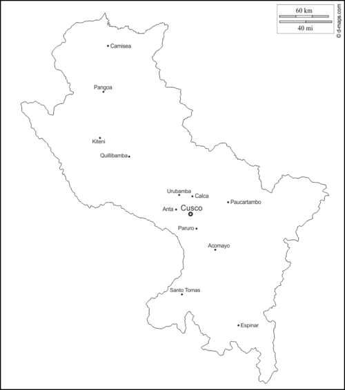 库斯科 : 免费地图, 免费的空白地图, 免费的轮廓地图, 免费基地地图