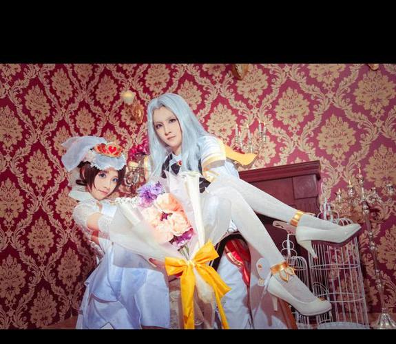 cos正片:王者荣耀周瑜#小乔纯白花嫁