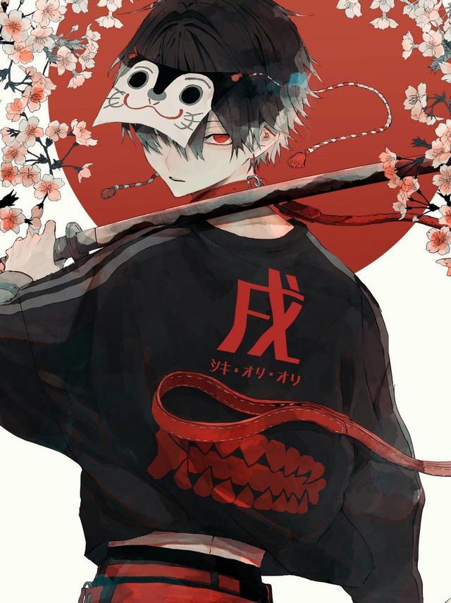 画师さくしゃ2插画作品,病娇男的美你欣赏的了吗?