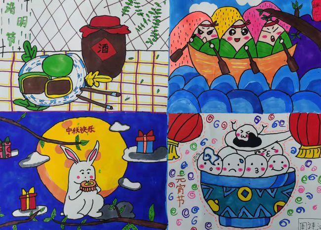 今日好绘画114丨中国传统节日