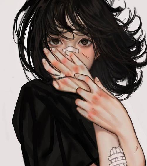 画风很酷的板绘人物插画