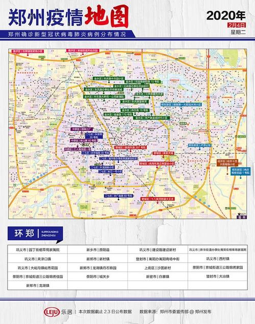 乐居河南为大家绘制了最新郑州疫情地图,如下