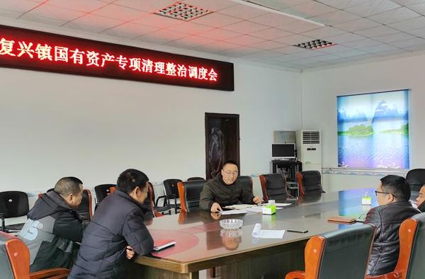 复兴镇召开国有资产专项清理整治调度会