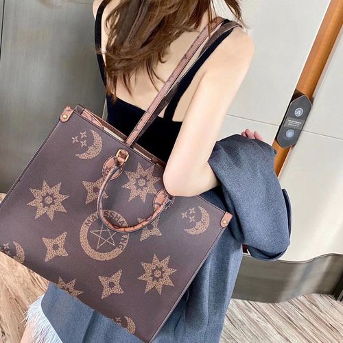 袋鼠品牌日本千惠同款包包女夏2021新款女包老花购物
