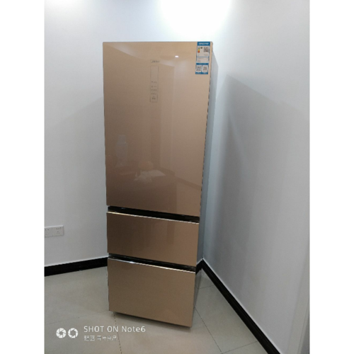 326升凯撒金 温湿精控 一级能效 智能操控风冷无霜意式三门家用冰箱
