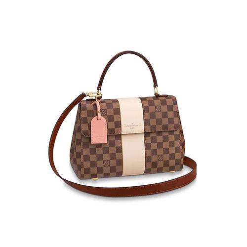 海外购正品路易威登louisvuitton2019新款lv女包棕色经典棋盘格单肩