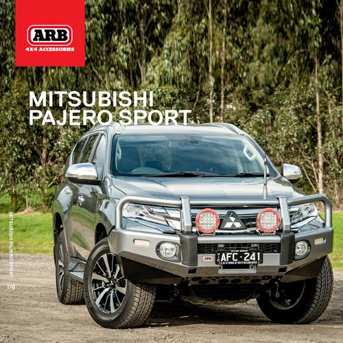 适用三菱帕杰罗劲畅牛栏竞技防撞保险杠包围升级改装arb越野前杠