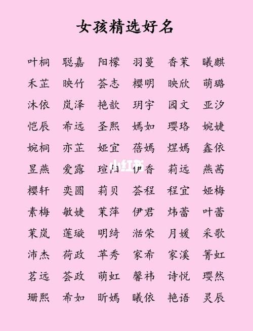 好听又清冷温文尔雅大气有寓意的女生有诗意的名字取名字方式