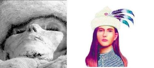 1小河公主2002年,考古学家在江苏连云港一个基建工地发现一座古墓,墓