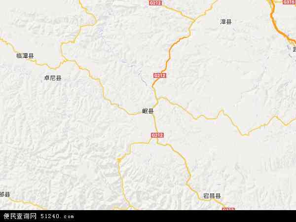 岷县地图 - 岷县电子地图 - 岷县高清地图 - 2021年岷县地图