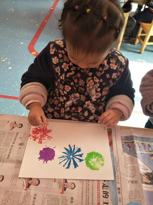 水粉画——烟花