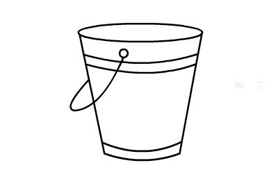 简笔画水桶的画法 简笔画动画教程之水桶的绘画分解步骤