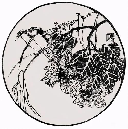 任伯年白描画稿,精彩