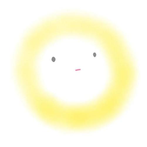 发光纯色表情头像