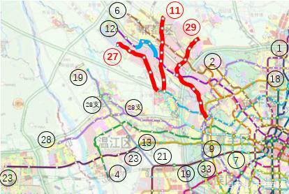 关于成都高新西区,郫都区绕城外区域,地铁方案的建议