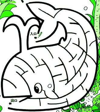 儿童简易迷宫图简笔画