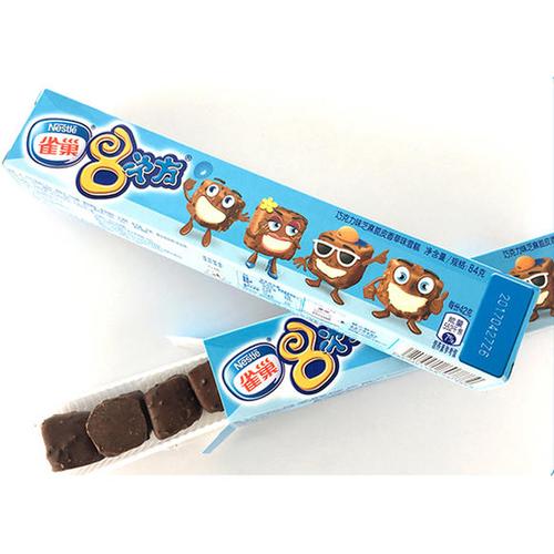 雀巢8次方巧克力芝麻脆皮香草味雪糕84克