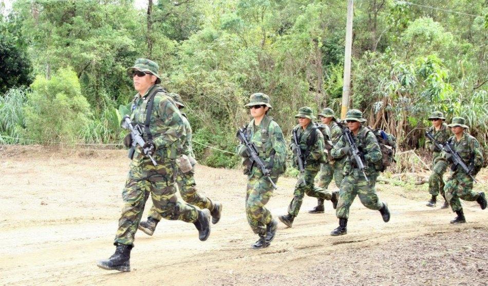 台军举行山地作战演练陆军特种部队曝光