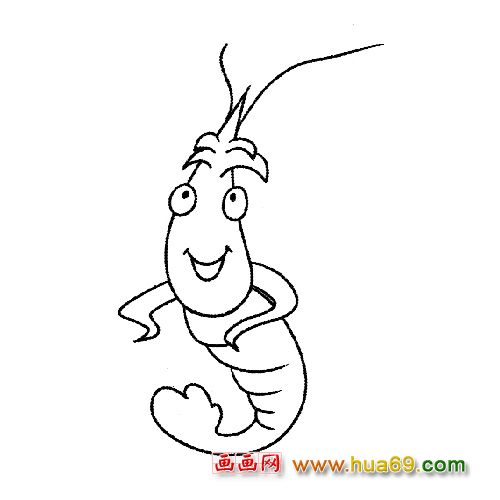 小鱼小虾简笔画图片